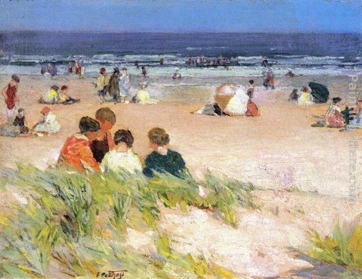 Edward Potthast By the Shore